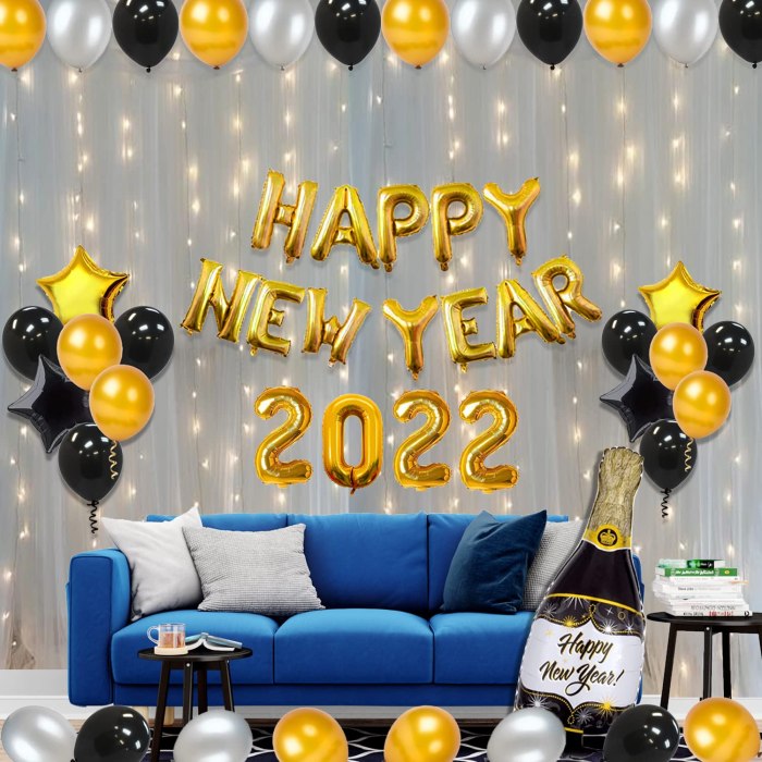 Dekorasi tahun baru 2025 dengan tanaman hias