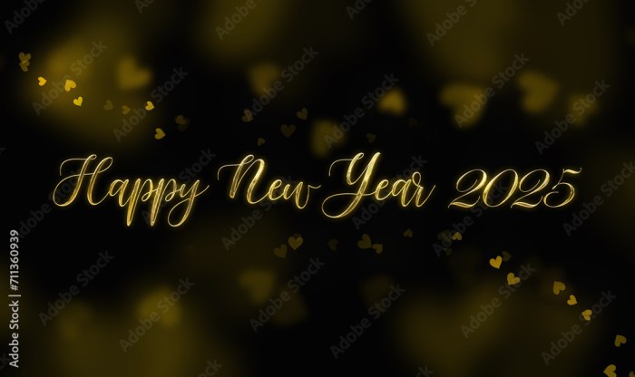 Selamat Tahun Baru 2025 Font