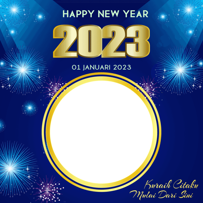 Twibbon Tahun Baru 2025 Keren dan Kekinian untuk Anak Muda