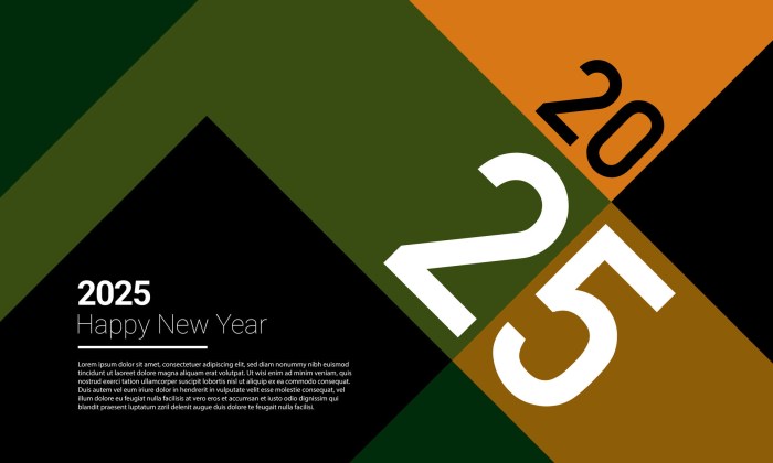 Selamat Tahun Baru 2025 Template Desain