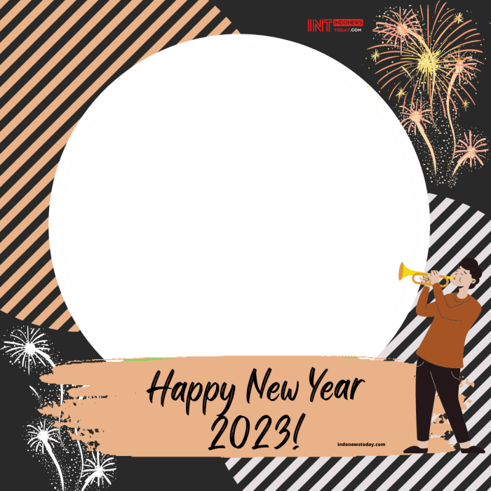 Twibbon Tahun Baru 2025 dengan Tema Cinta dan Persahabatan