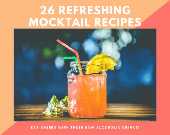 Resep minuman mocktail segar untuk tahun baru