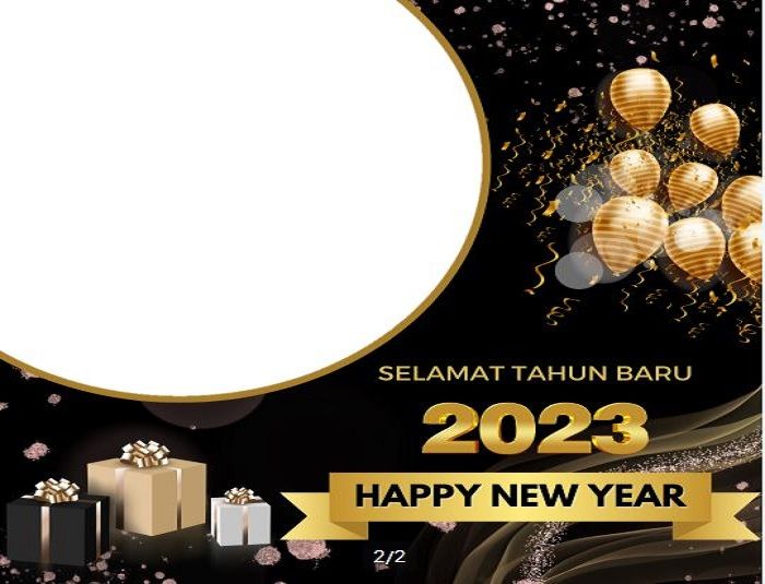 Twibbon Tahun Baru 2025 dengan Tema Teknologi dan Inovasi