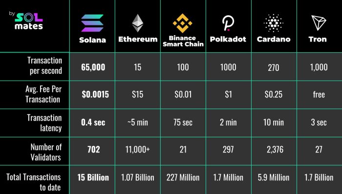 Bagaimana biaya transaksi di Avalanche dibandingkan dengan blockchain lainnya?