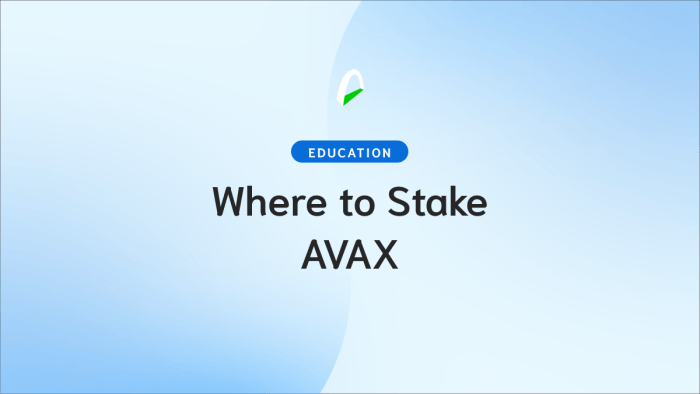 Bagaimana cara melakukan staking AVAX?