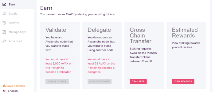 Apa itu delegasi staking di Avalanche?