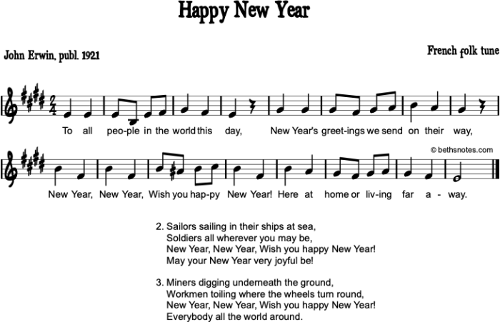 Lagu Tahun Baru 2025 dengan lirik yang menyentuh hati