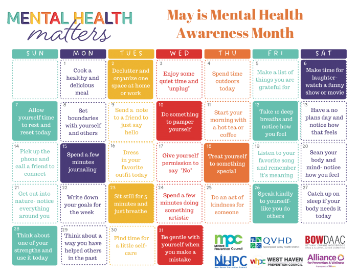 Kalender kesehatan 2025 untuk penderita gangguan mental