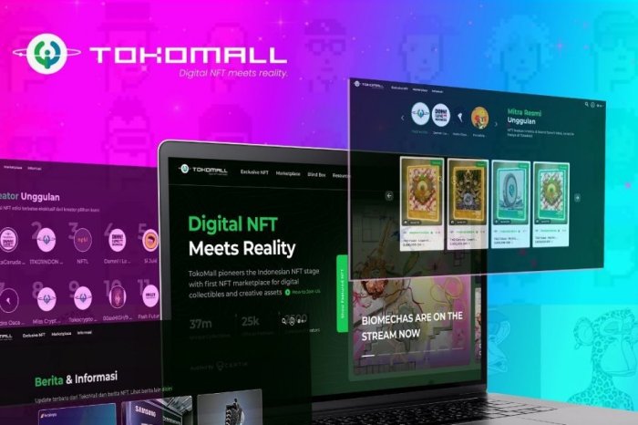 Marketplace NFT blockchain di Indonesia Desember 2024