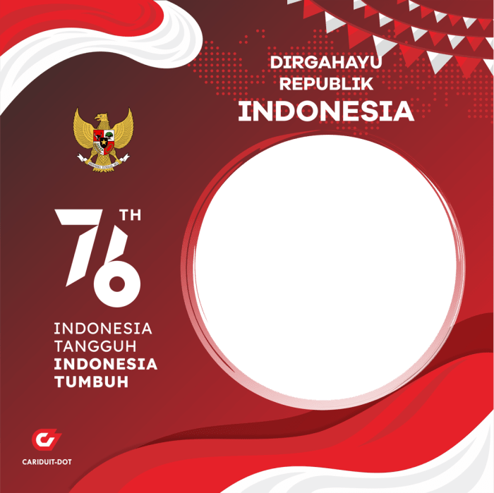 Twibbon Tahun Baru 2025 Unik dengan Sentuhan Budaya Indonesia
