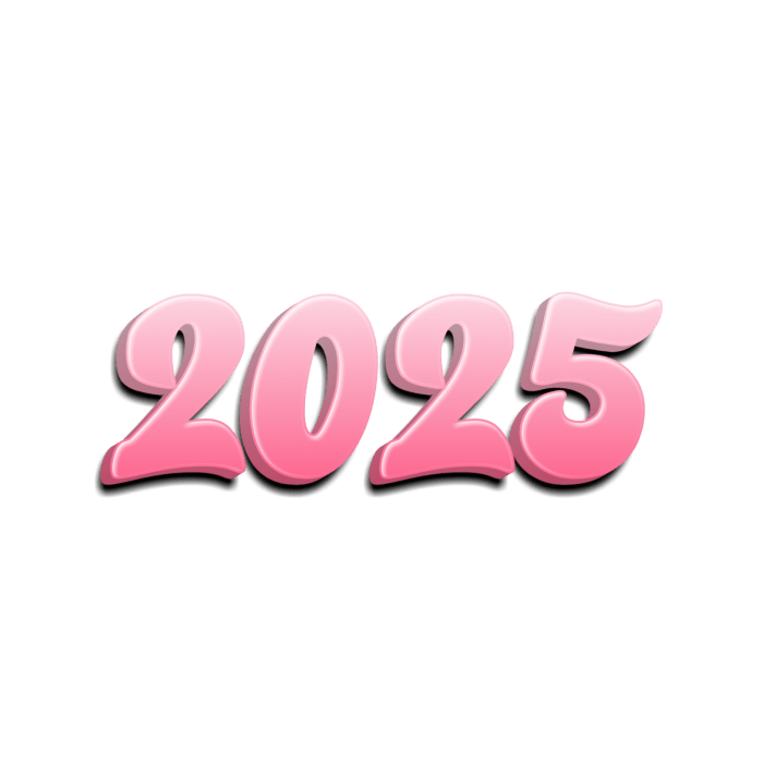 Twibbon Tahun Baru 2025 Format PNG Transparan untuk Fleksibilitas