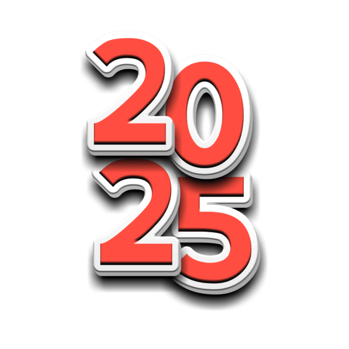 Twibbon Tahun Baru 2025 Format PNG Transparan untuk Fleksibilitas