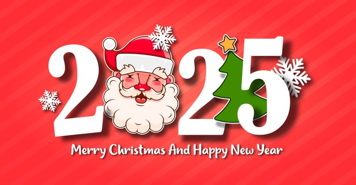 Ucapan Natal dan Tahun Baru 2025 dengan Gambar dan Animasi yang Menarik