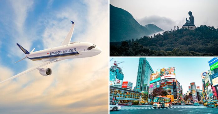 Promo tiket pesawat tahun baru 2025 transit di Singapura