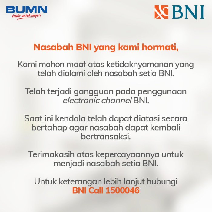 Pinjaman BNI 2025 Hoax