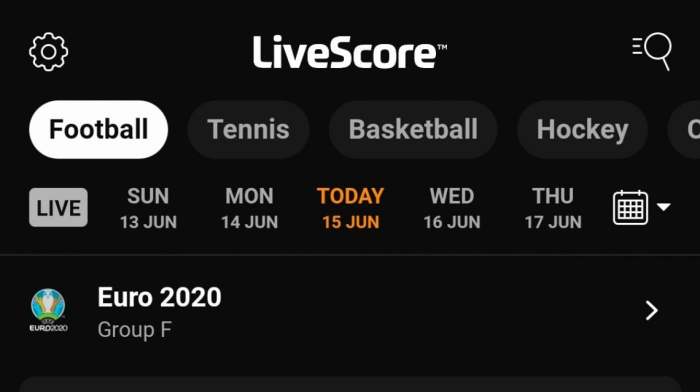 Aplikasi Live Euro 2025