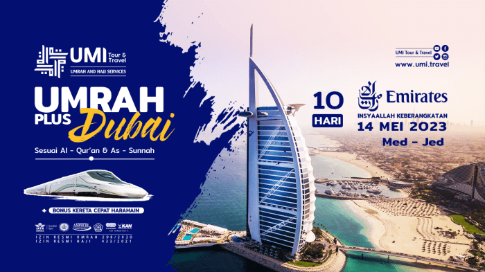 Umroh Plus Dubai Januari 2025
