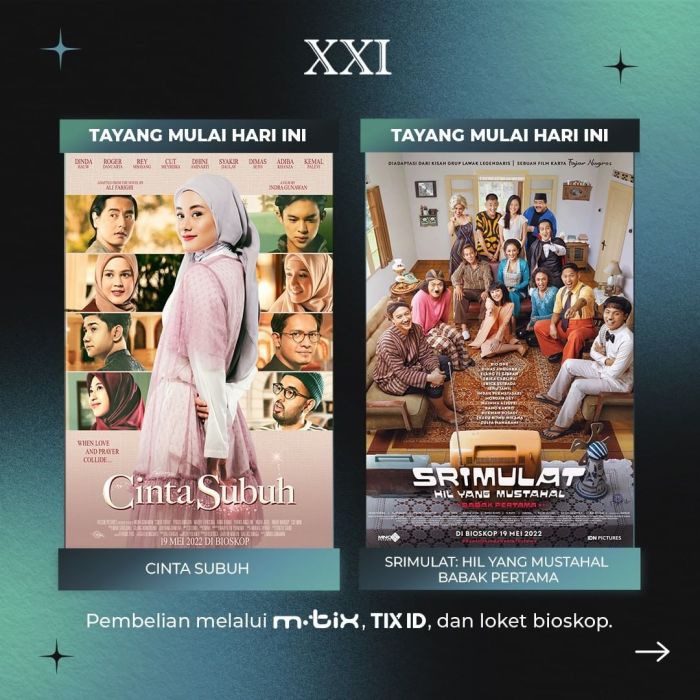 Jam berapa bioskop buka pada tanggal 1 Januari 2025?