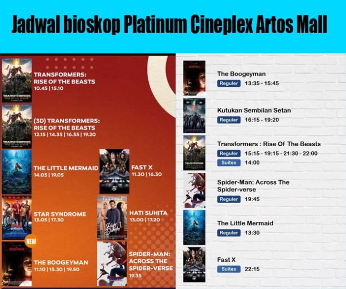 Kapan film [judul film] tayang di bioskop?