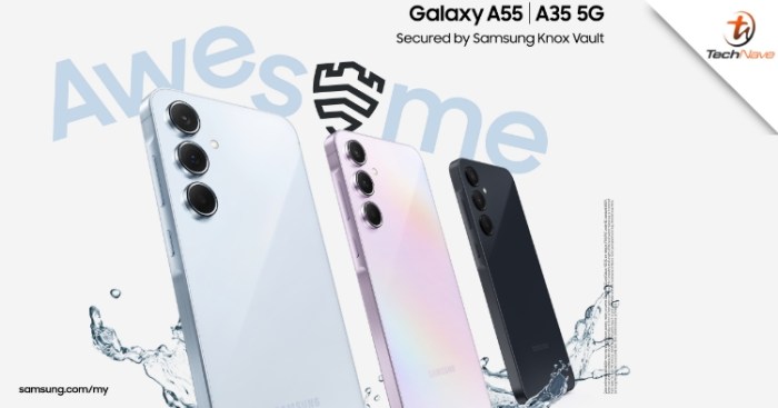Berapa resolusi kamera utama Samsung Galaxy A55 5G 2025?