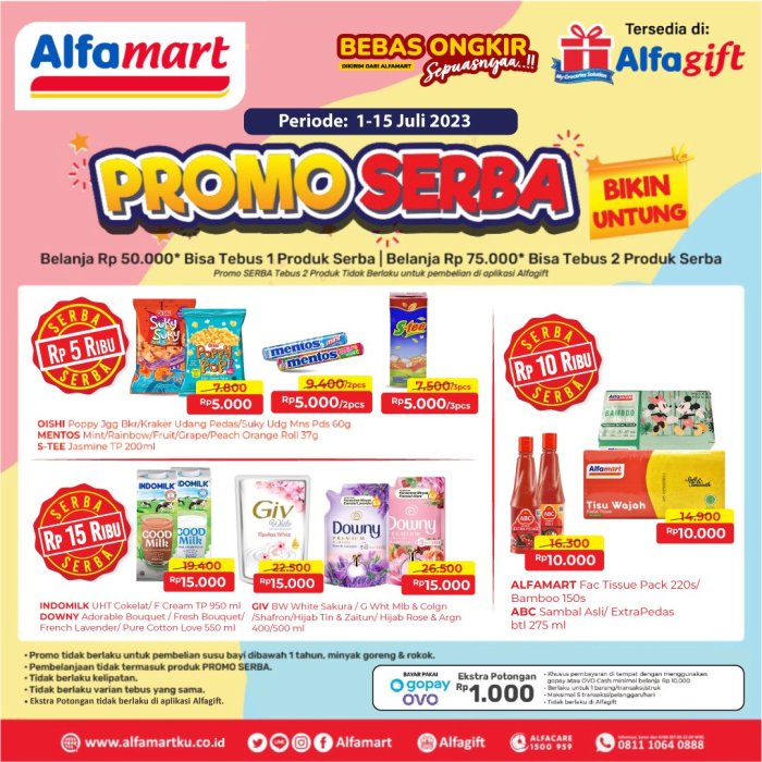 Serba Gratis Alfamart 1 Januari 2025