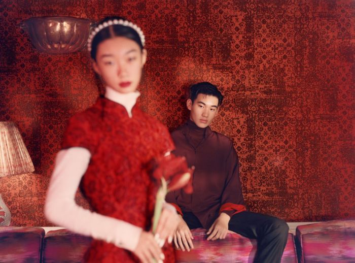 Tang wo festive usd Model Baju Imlek 2025