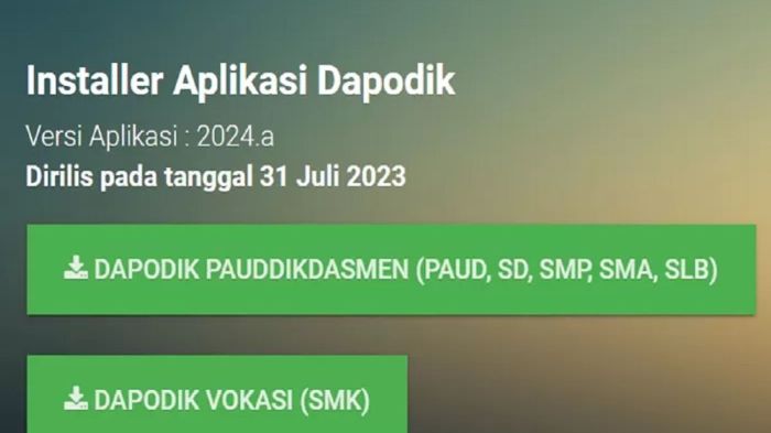 Download Aplikasi Dapodik Versi 2025