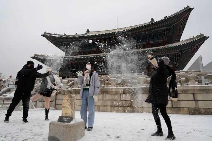Cuaca Korea Januari 2025