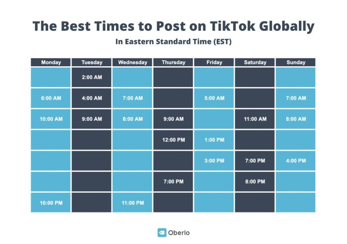 Best Time To Upload On Tiktok 2025