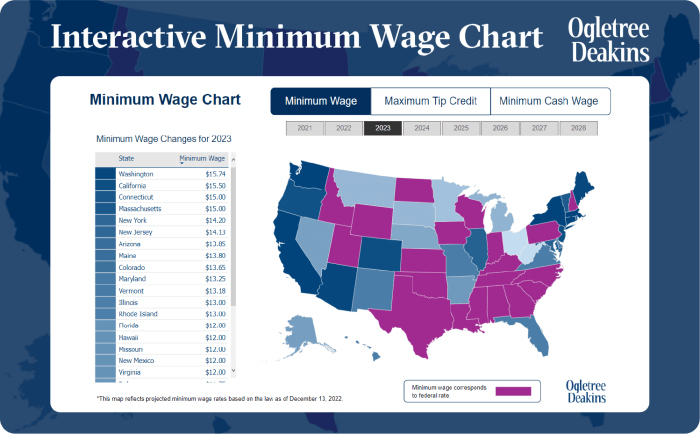 Wage minimum sector