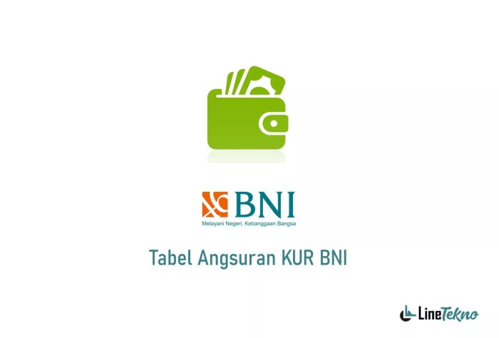 Pinjaman BNI 2025 Excel