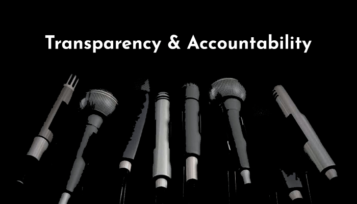 Transparency accountability ppt powerpoint presentation ronald requisite governance maclean corruption abaroa anti development good