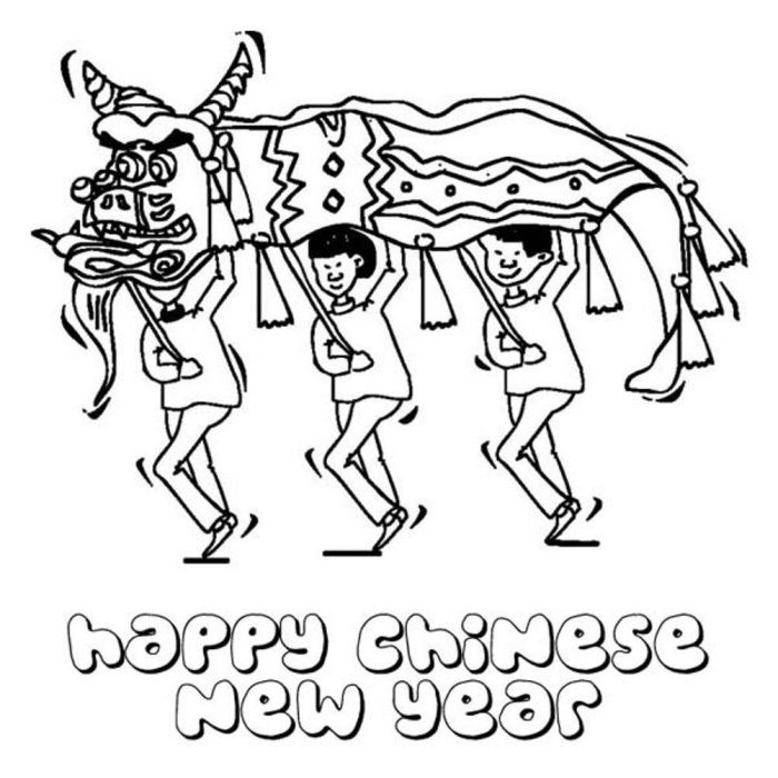 Gambar Mewarnai Imlek 2025