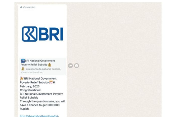 Pinjaman BRI 2025 Hoax