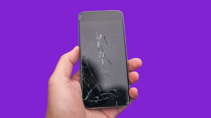 Cracked edge screen samsung galaxy