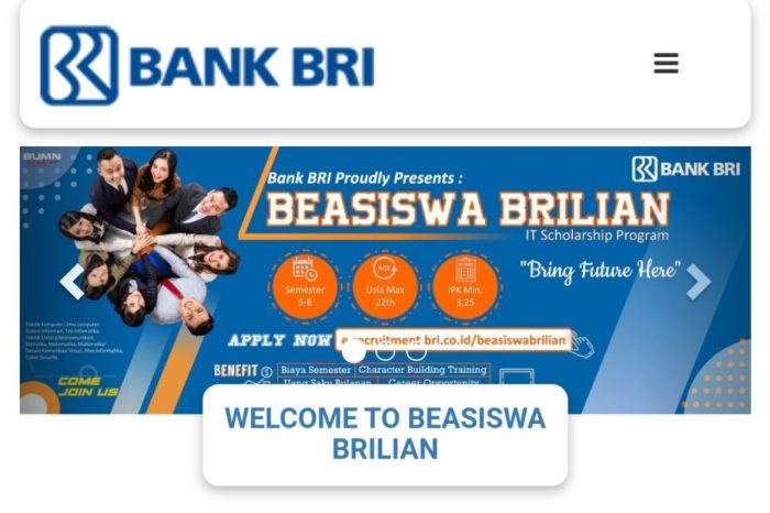 Pinjaman BRI 2025 E Recruitment