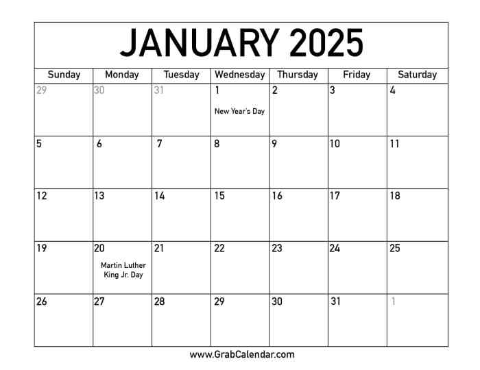 Cuti Sekolah Januari 2025