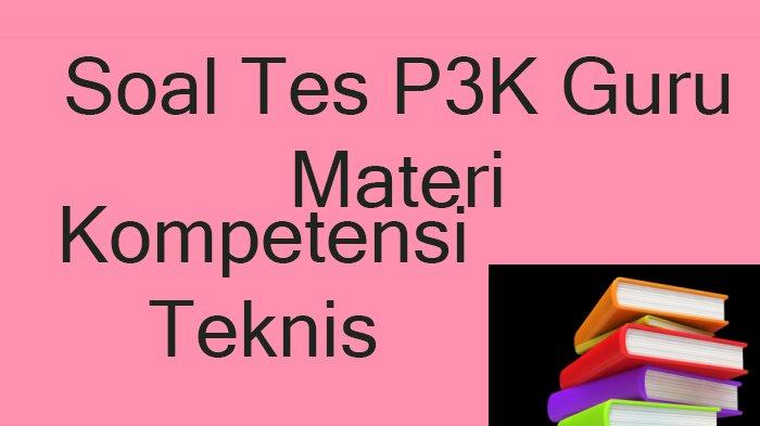 Soal P3K Guru Sd Pdf 2025
