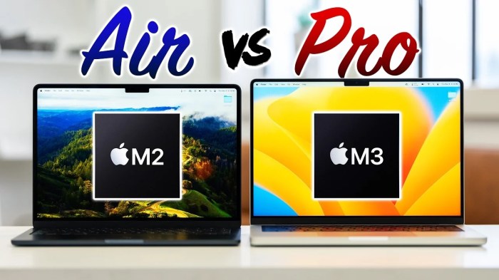 Samsung Galaxy Book3 Pro Vs Macbook Air M2