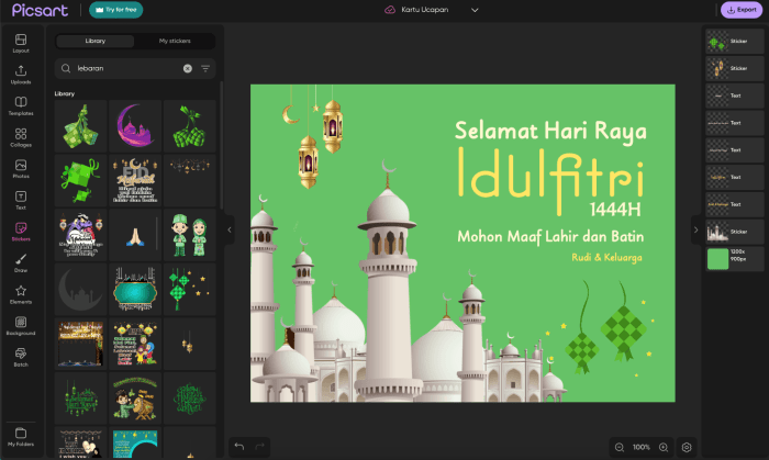 Aplikasi Video Ucapan Lebaran 2025