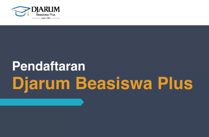 Beasiswa Djarum 2025