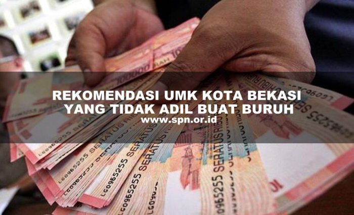UMK Bekasi 2025 dan kesejahteraan pekerja