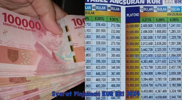 Tabel Angsuran Pinjaman BRI 100 Juta 2025