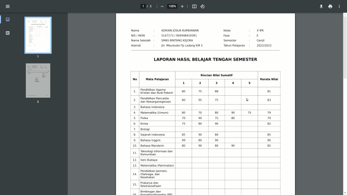 Download Aplikasi Raport Kurikulum Merdeka Terbaru 2025