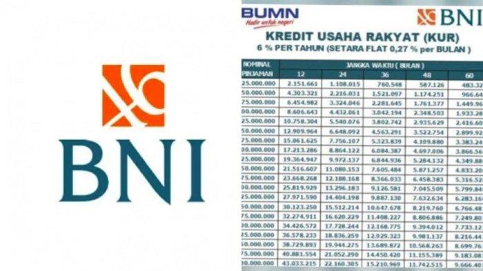 Plafon Pinjaman Kur BNI 2025