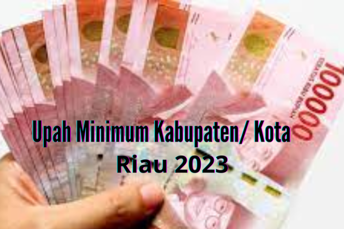 Upah Minimum 2025 di wilayah Riau