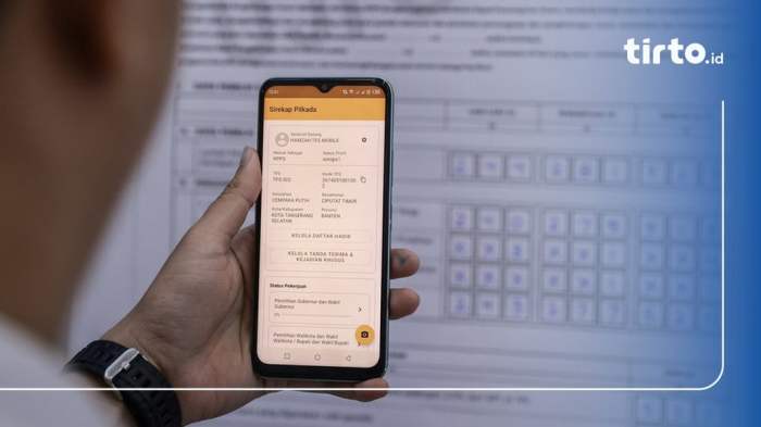 Aplikasi Sirekap Mobile Pilkada 2025