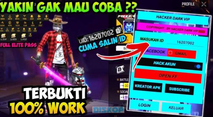 Aplikasi Hack Akun Ff 2025