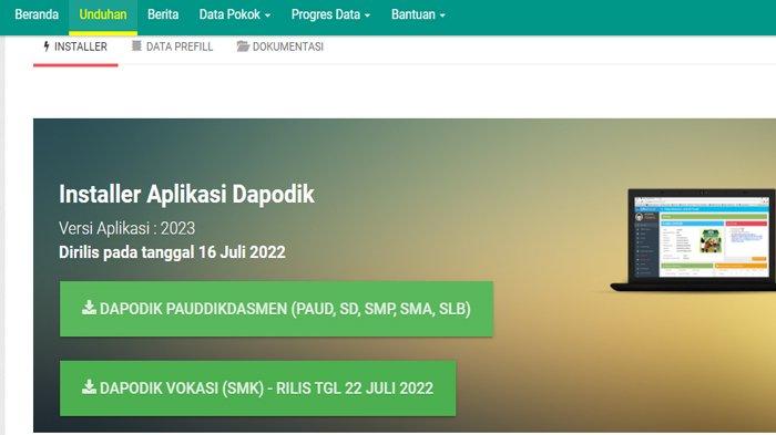Unduh Aplikasi Dapodik 2025
