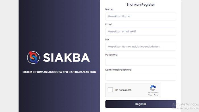 Aplikasi Siakba Pemilu 2025